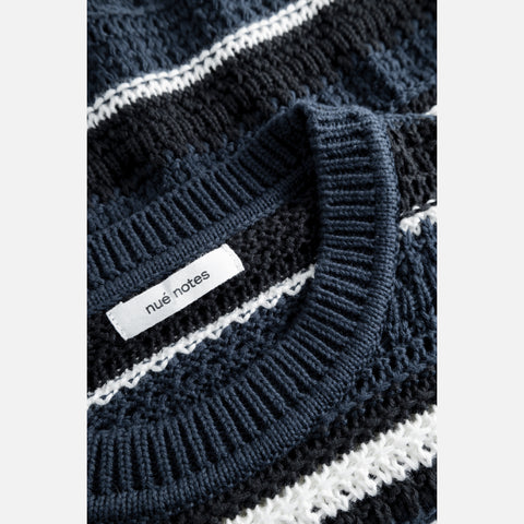 Waymond Knit Midnight Stripe