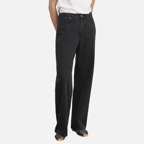Willow Wide Jeans Washed Black