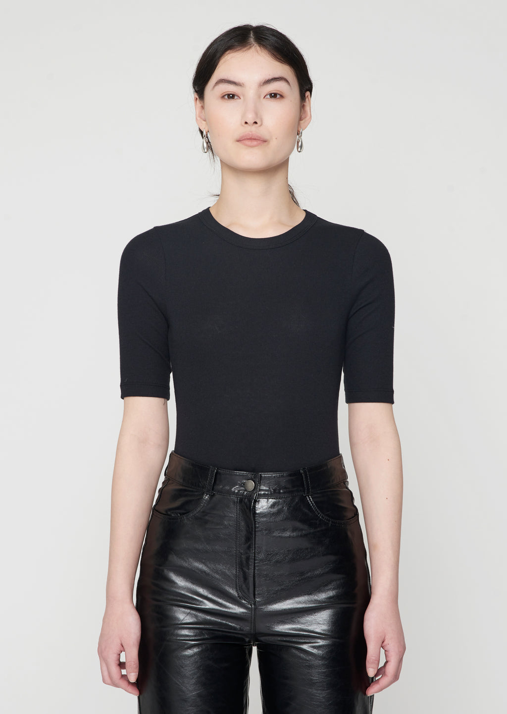 Alex Leather Pants Black