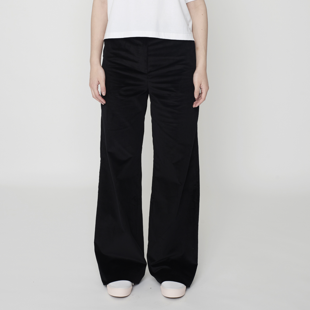 Fen Corduroy Pants Black