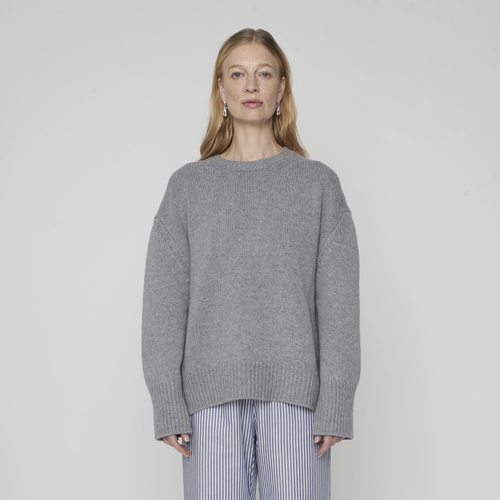 Colin Crewneck Sweater Gray Melange